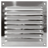 Grille inox Autogyre à persiennes en applique