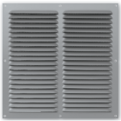 Grille alu Autogyre à persiennes avec moustiquaire – Plusieurs dimensions