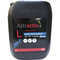 Huile hydraulique - Attractiv' hydro 46 - jerrican 5L.