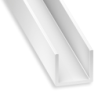 Profilé PVC gamme classique U blanc CQFD INT19 mm 10x2x10 mm - 2m60