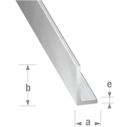 Cornière alu brut CQFD – 20×15×1,5 mm – Longueur 1 m