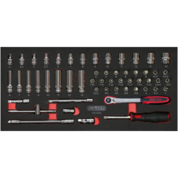 Servante Ultimate Kstools gris/noir 7 tiroirs équipée de 158 outils
