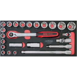Servante Ultimate Kstools gris/noir 7 tiroirs équipée de 158 outils