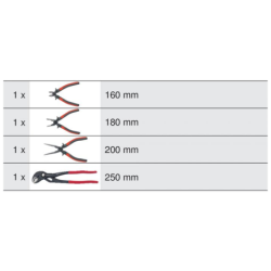 Servante Ultimate Kstools gris/noir 7 tiroirs équipée de 158 outils