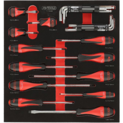 Servante Ultimate Kstools gris/noir 7 tiroirs équipée de 158 outils
