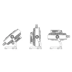 Ventilateur sur batterie S.PLUS VOB 30 Ø30 cm autonomie 24 h
