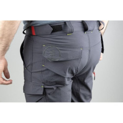 Bermuda de travail 4 Way Stretch LMA 1880 Ultra‑Stretch V3 Gris Nuit
