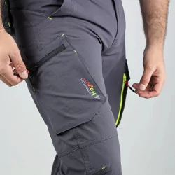Pantalon de travail 4 Way Stretch LMA 1880 Été V3 Gris Nuit