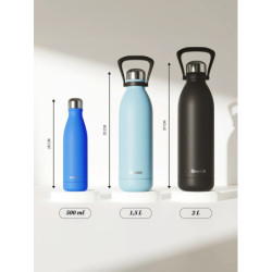 Bouteille isotherme Titan Inox Qwetch grande contenance