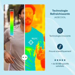 Tee‑shirt rafraîchissant anti‑UV G‑Heat Gris Homme