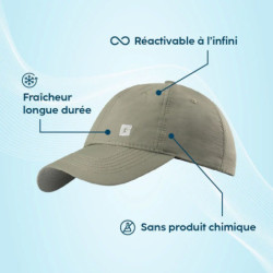Casquette rafraîchissante G‑Heat Polycool Beige ou Navy