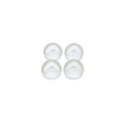 Protège‑coins adhésifs transparent 35 × 25 × 35 mm – lot de 4