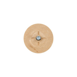 Pied de table fuselé hêtre Ø60 mm H730 mm Cime