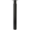 Pied de meuble réglable acier noir Cime 60 x 60 x H700/1100 mm