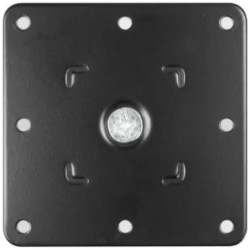 Pied de meuble réglable acier noir Cime H700 à 1100 mm