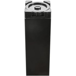 Pied de meuble réglable acier noir Cime H700 à 1100 mm