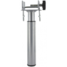 Pied de sommier Cime Ø30 acier époxy gris réglable de 170 à 250mm Cime