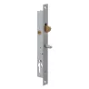 Serrure monopoint à larder cylindre profil étroit à mentonnet Série 28 largeur 25 mm Metalux