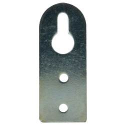 Attache de suspension double à visser caisson 110x45 mm