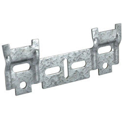 Attaches de suspension double à visser accrochage mural de caisson Cime L110 x h45 x p7 mm