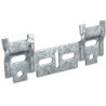 Attaches de suspension double à visser accrochage mural de caisson Cime L110 x h45 x p7 mm