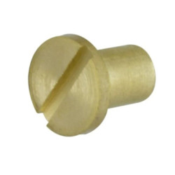 Vis de liaison laiton Ø8 mm tête fendue 36-44 mm x2