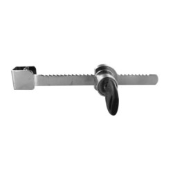 Serrure vitrine coulissante verre 4-6 mm crémaillère