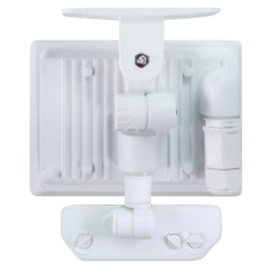 Projecteur Tibelec full screen blanc avec détecteur de mouvement IP44 50W/4150LM blanc