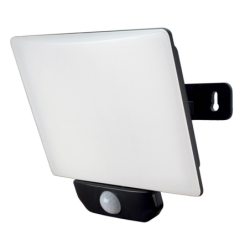 Projecteur Tibelec full screen blanc avec détecteur de mouvement IP44 50W/4150LM blanc
