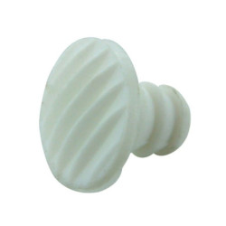 Butée amortisseur porte meuble Ø5 mm blanc x20