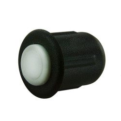 Butée amortisseur porte Ø8 mm noir à encastrer x4
