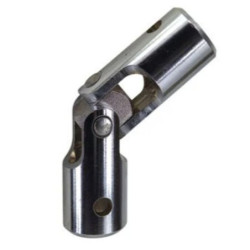 Genouillère tige et tringle Ø12 mm acier chromé