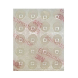 Pastille adhésive transparente Ø7 mm amortisseur x20