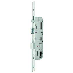 Serrure multipoints Assa Abloy RB90 axe 50. Relevage béquille 90°, galets, têtière 2150 mm. Sécurité renforcée.