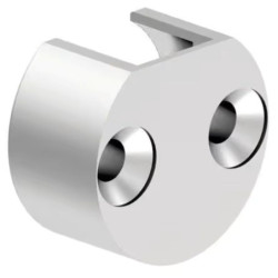 Gâche tringle Ferco Ø25 en zamak. Guidage précis haute et basse, installation fiable pour menuiserie et systèmes de fermeture.