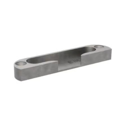 Gâche bois Ferco A9 pour galet. Pose en feuillure, jeu 4 mm, guidage précis et installation discrète en menuiserie bois.