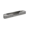 Gâche bois - jeu de 4 mm - à défoncer en feuillure - A9 Galet Ferco E-11638-00-0-1 85 x 18 x 9 mm