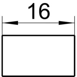 Gâche bois Ferco A8 pour galet. Pose en feuillure, jeu 4 mm, guidage précis pour menuiserie bois professionnelle.