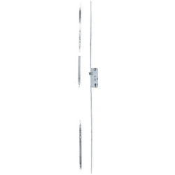 Kit crémone DECENA Ferco axe 40 mm. Ajustable, multipoints, finition FerGUard, idéal remplacement porte d’entrée.