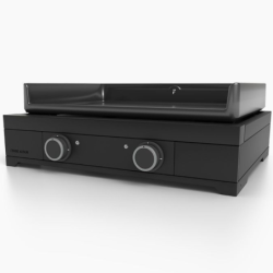 Plancha modern électrique 60 acier noire Forge Adour