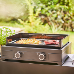 Plancha modern électrique 60 acier noire Forge Adour