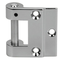 Fiche paumelle 3206 Assa Abloy chromé mat 55x54 mm