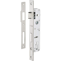 Boitier de serrure encastrable à cylindre pour menuiserie métallique Thirard 240 x 22 axe 25mm