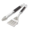 Kit d'ustensiles 1 spatule inox 1 pince inox revêtement antidérapant sur les manches Weber