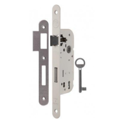 Serrure encastrer Thirard axe 40 mm époxy ivoire droite