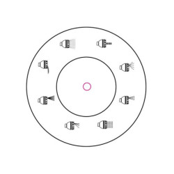 Lance d'arrosage téléscopique articulée 8 jets Spid'O