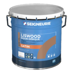 Liswood Aqua Opaque Satin Blanc Seigneurie Lasure