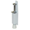Arrêt de porte L25 H130 x P30 mm zamak epoxy blanc Cime