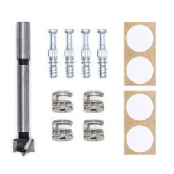 Kit excentrique d'assemblage D15 mm et forêt de perçage Cime