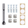 Kit excentrique d'assemblage D15 mm et forêt de perçage Cime